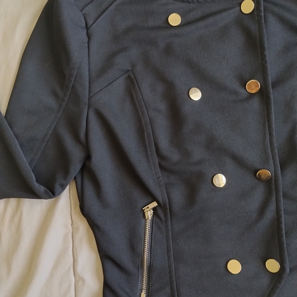 Sexy Military Jacket, Open Back, Stretchy for Women or Bottoms - Picture 5 of 16